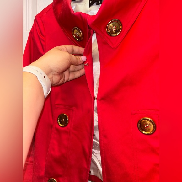 Red Jacket with Gold Buttons - Picture 5 of 11